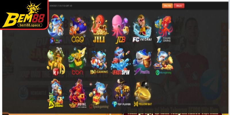 Bắn cá BEM88 hợp tác với nhiều đối tác uy tín